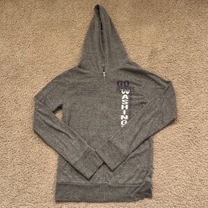 Blue 84 University of Washington Heather Gray Hoodie (Medium)